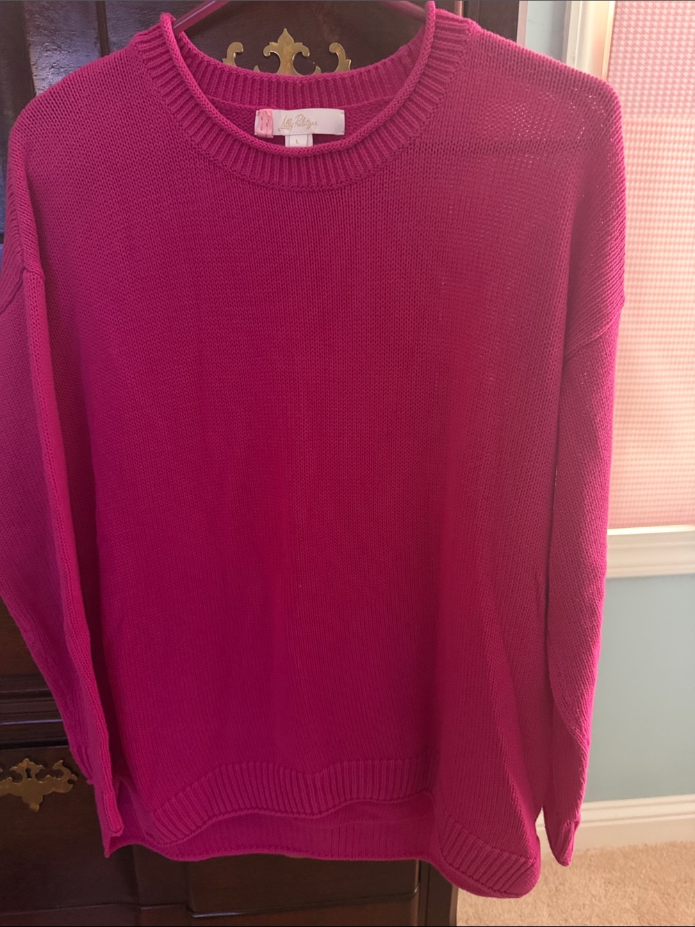 Lilly Pulitzer Fuchsia Crewneck Sweater
